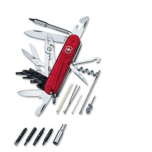 ΣΟΥΓΙΑΣ VICTORINOX  CYBER TOOL KOKKINOΣ 91mm 1.7725.T